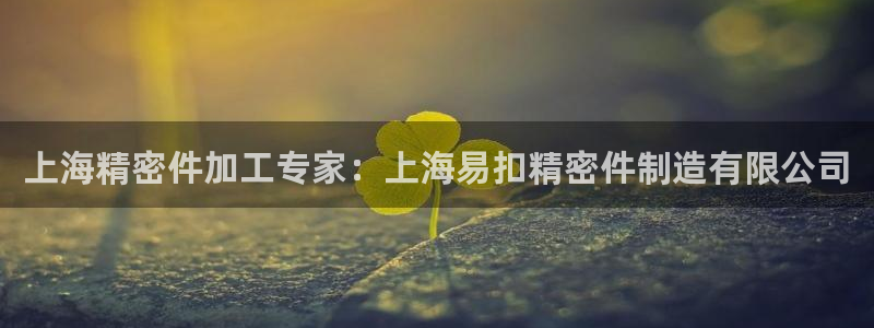 彩神ⅴll是什么样平台：上海精密件加工专家：上海易扣精密件制造有限公司